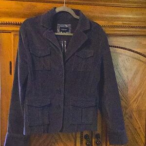 Jacket, navy blue corduroy. Sonoma by Kohl’s.  Size Medium. Great fall jacket.